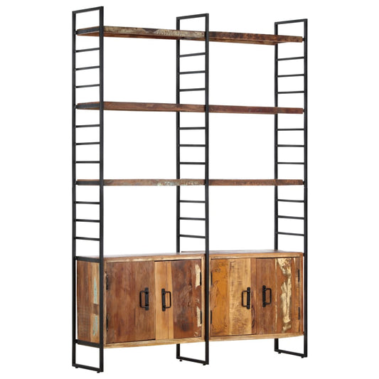 4-Tier Bookcase 48.8"x11.8"x70.9" Solid Reclaimed Wood