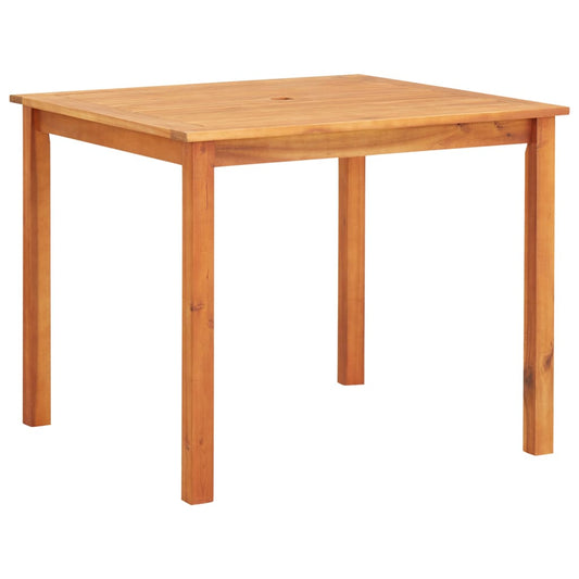 Patio Table 34.6"x34.6"x29.1" Solid Acacia Wood