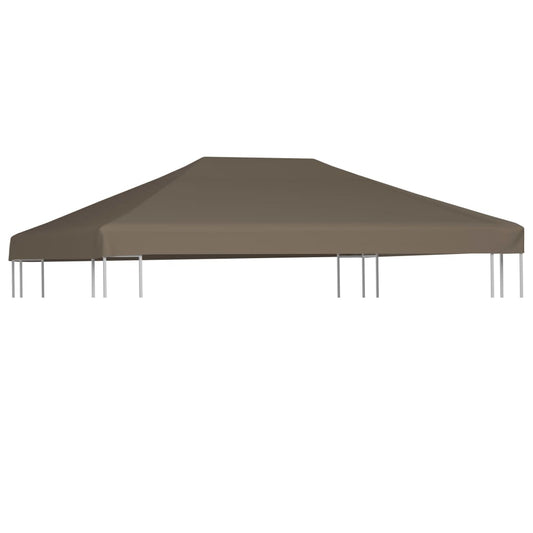 Gazebo Top Cover 9.1 oz/yd² 9.8'x9.8' Taupe