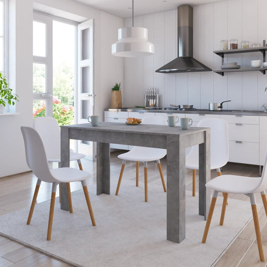Dining Table Concrete Gray 47.2"x23.6"x29.9" Engineered Wood