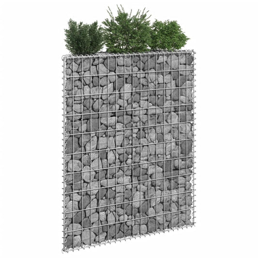 Trapezium Gabion Raised Bed Galvanized Steel 31.5"x7.9"x39.4"