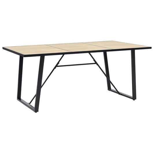 Dining Table Oak 78.7"x39.4"x29.5" MDF