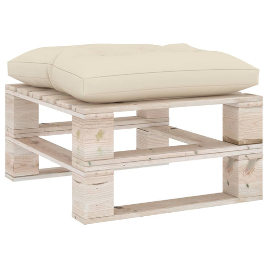 Floor Pallet Cushion 23.6"x24"x3.9" Cream
