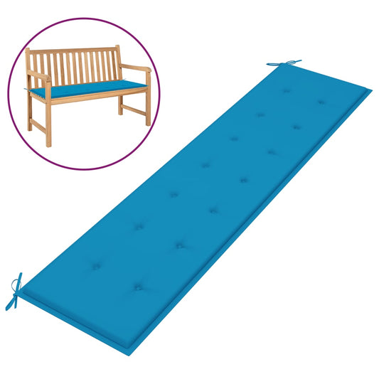 Garden Bench Cushion Blue 78.7"x19.7"x1.2"