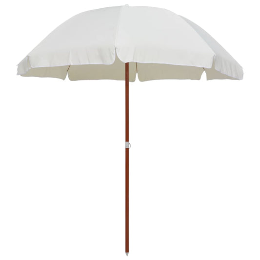 Parasol with Steel Pole 94.5" Sand