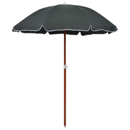 Parasol with Steel Pole 70.9" Anthracite