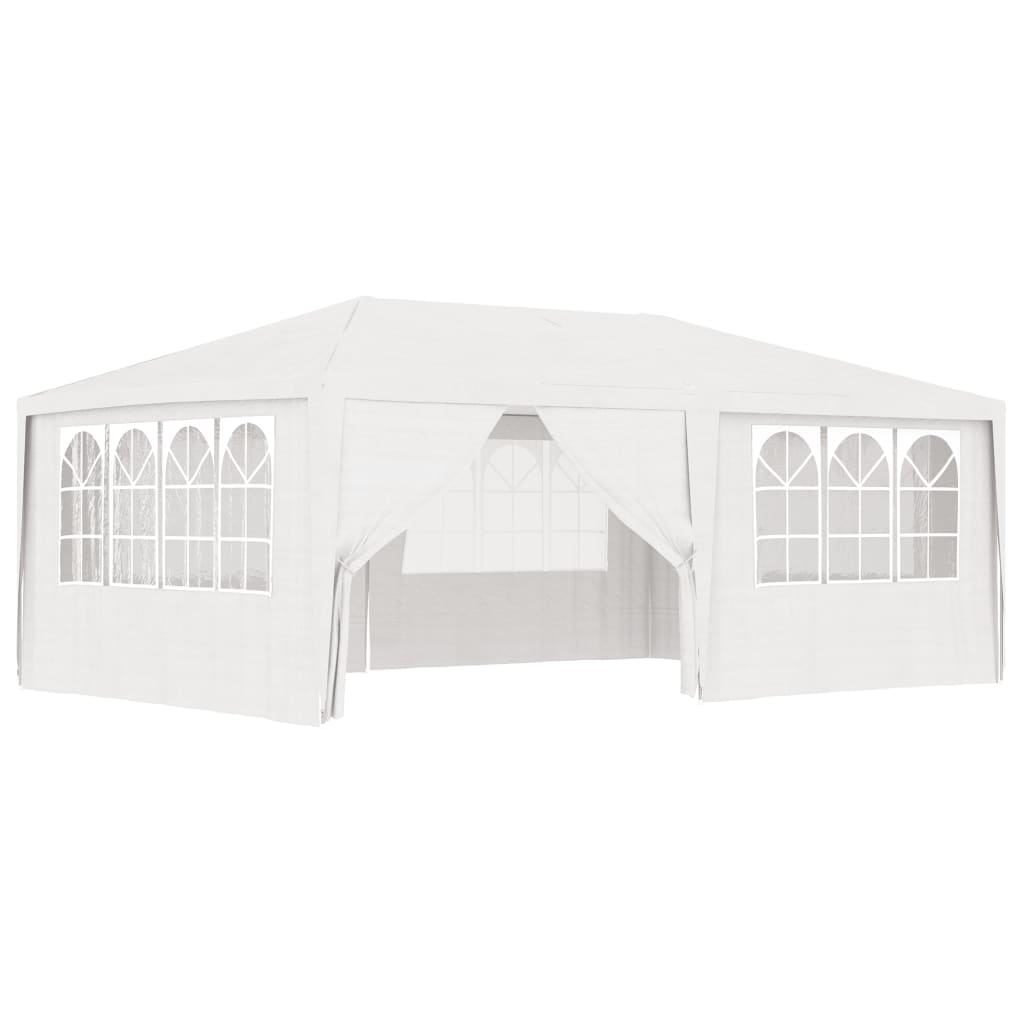 Professional Party Tent with Side Walls 13.1'x19.7' White 0.3 oz/ft²