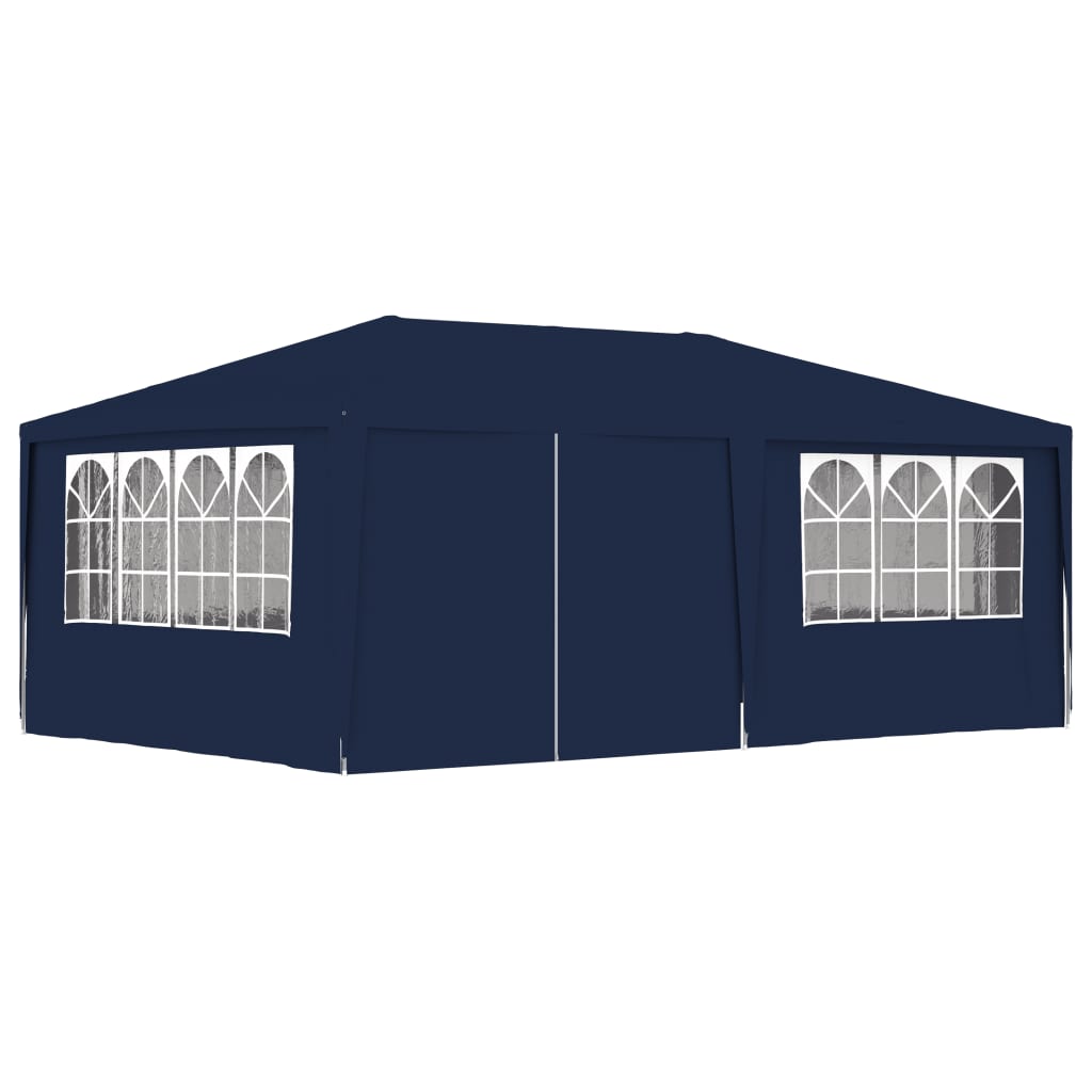 Professional Party Tent with Side Walls 13.1'x19.7' Blue 0.3 oz/ft²