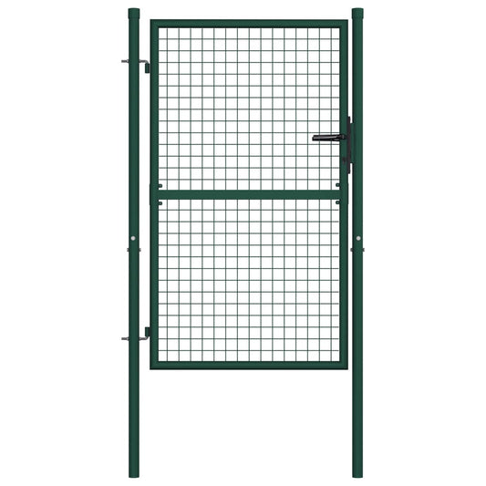Fence Gate Steel 39.4"x49.2" Green