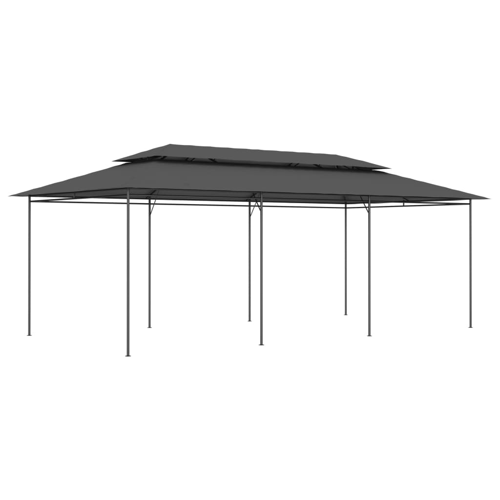 Gazebo 236.2"x117.3"x106.3" Anthracite