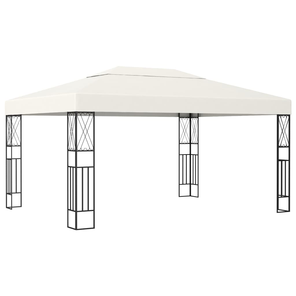 Gazebo 9.8'x13.1' Cream Fabric