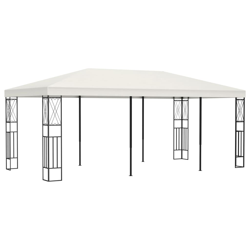 Gazebo 9.8'x19.6' Cream Fabric