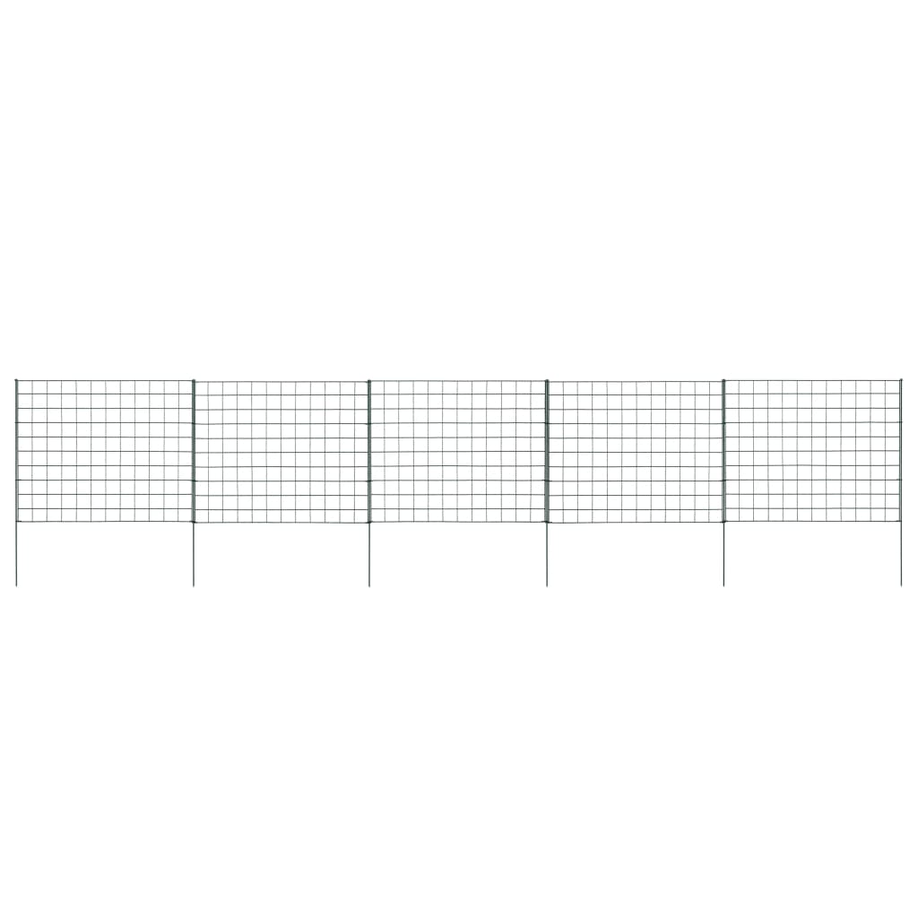 Garden Fence Set 30.5"x25.2" Green