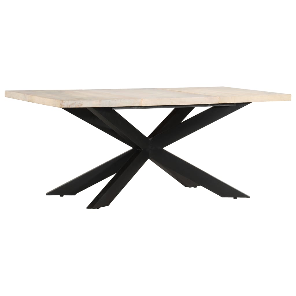 Dining Table 70.9"x35.4"x29.9" Solid Bleached Mango Wood