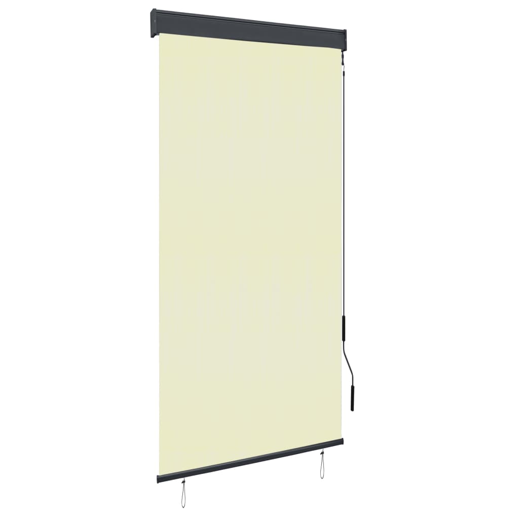 Outdoor Roller Blind 39.4"x98.4" Cream