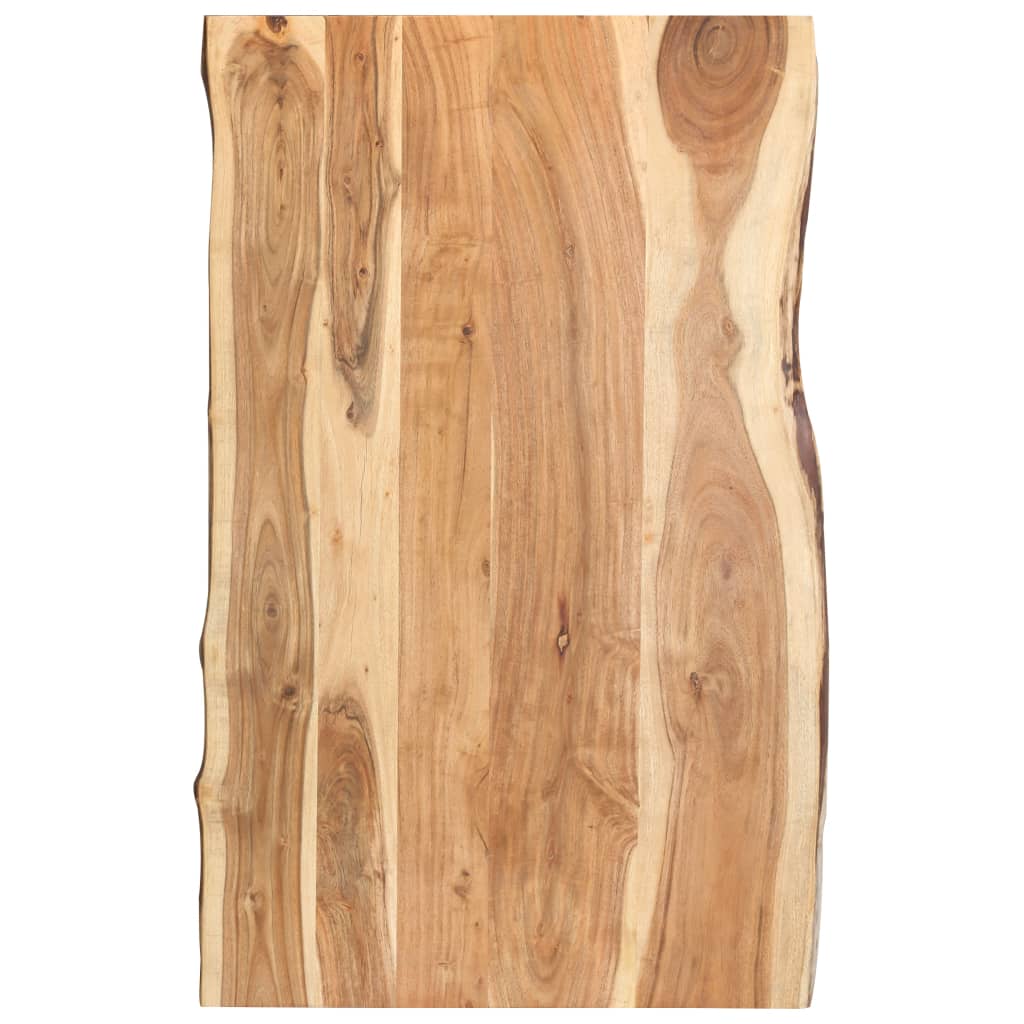 Table Top Solid Acacia Wood 39.4"x(19.7"-23.6")x1.5"