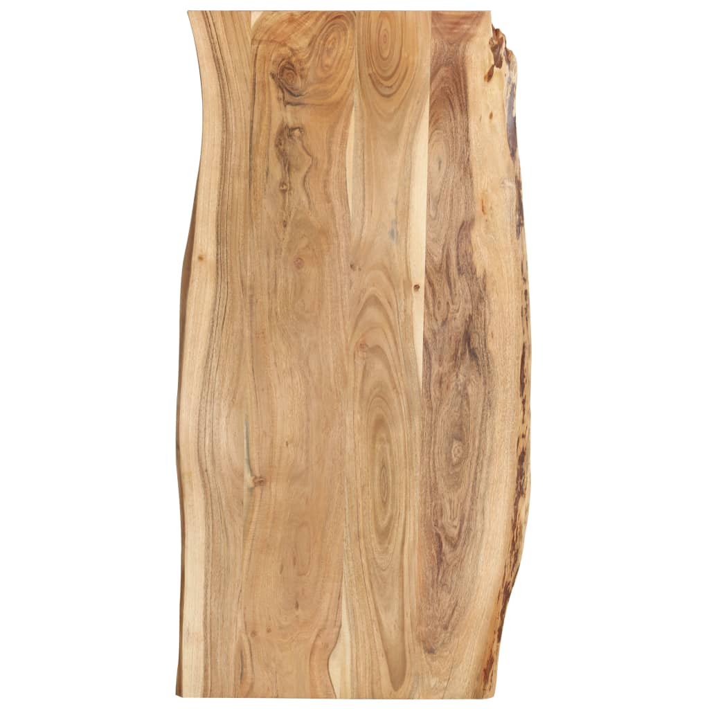 Table Top Solid Acacia Wood 46.5"x(19.7"-23.6")x1"