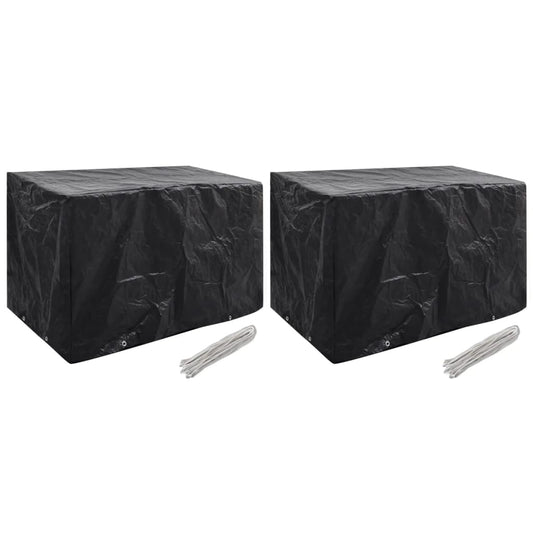 Patio Furniture Covers 2 pcs 8 Eyelets 55.1"x27.6"x35.4"