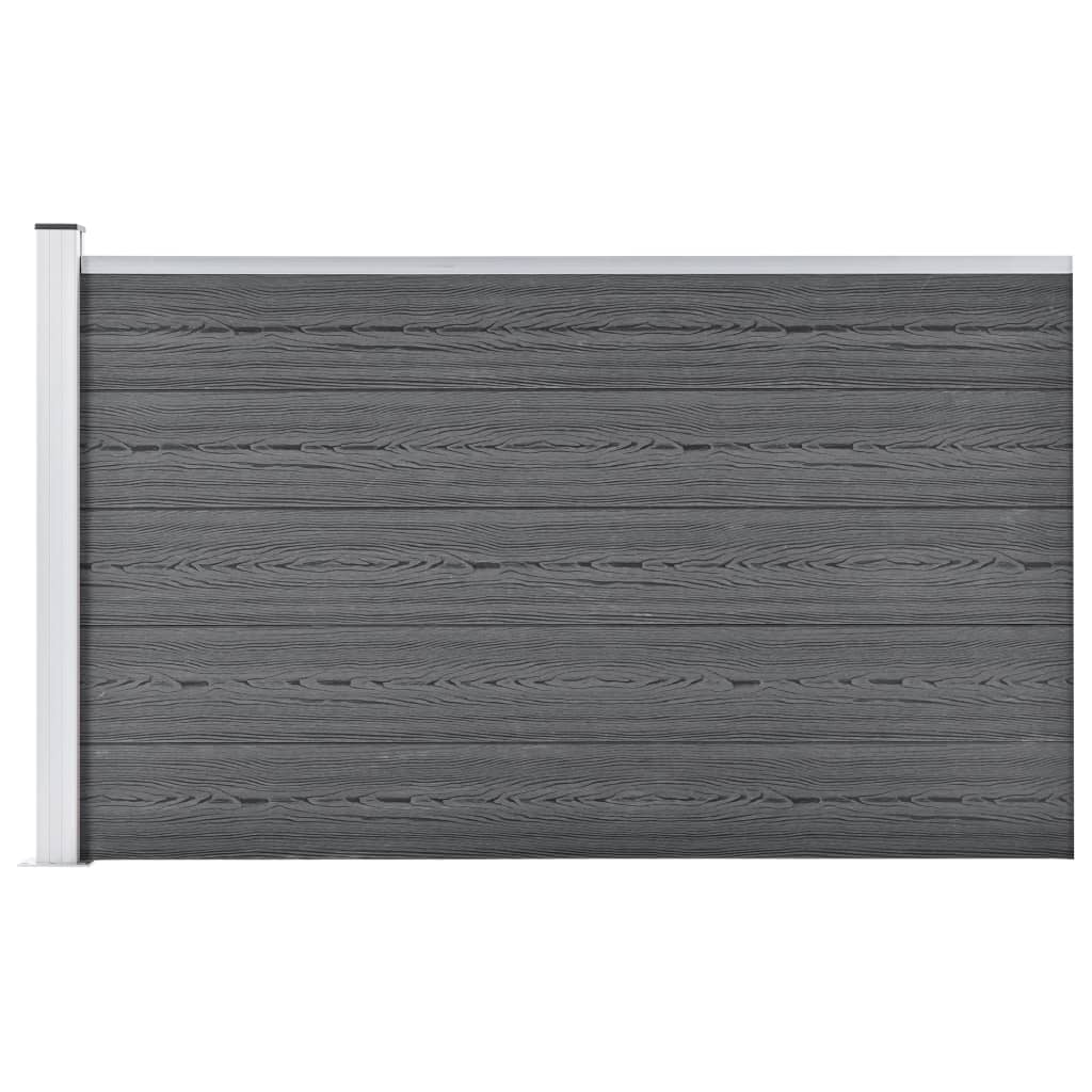 Garden Fence WPC 68.9"x41.3" Gray