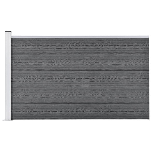 Garden Fence WPC 68.9"x41.3" Gray