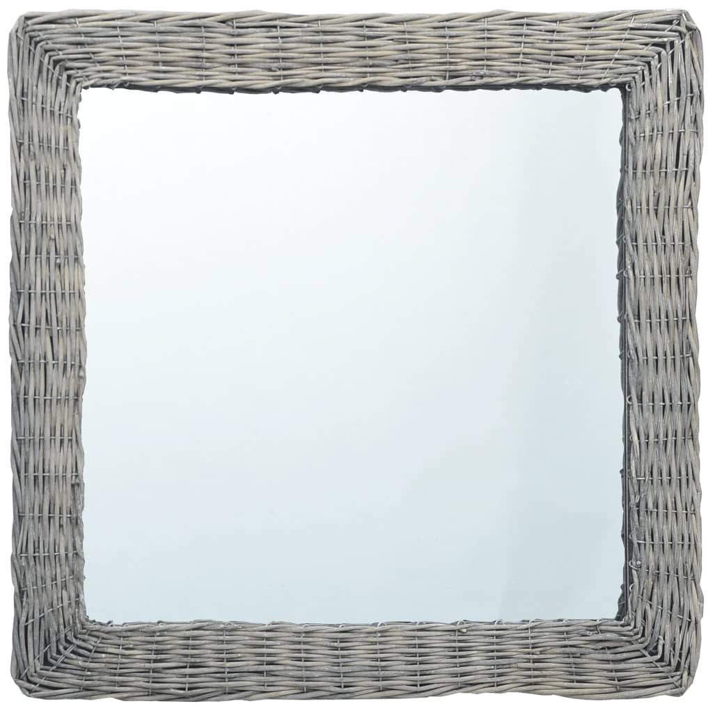 Mirror 19.7"x19.7" Wicker