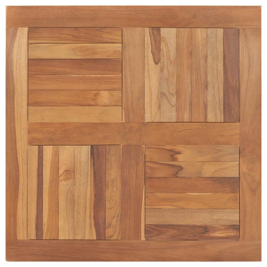 Table Top Solid Teak Wood Square 31.5"x31.5"x1"
