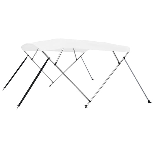 4 Bow Bimini Top White 95.7"x77.2"x53.9"