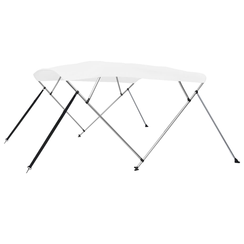 4 Bow Bimini Top White 95.7"x82.7"x53.9"