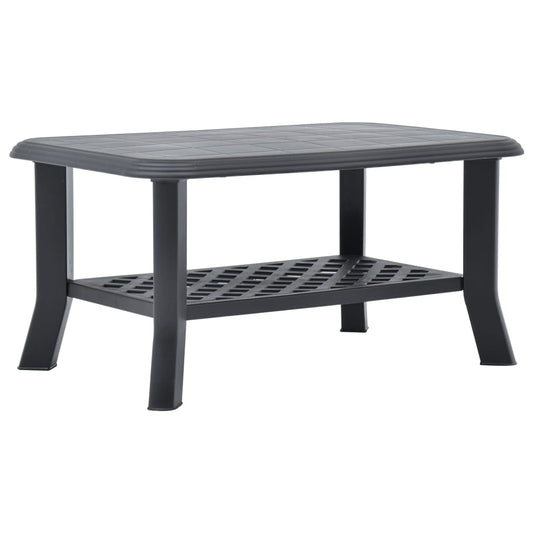 Coffee Table Anthracite 35.4"x23.6"x18.1" Plastic