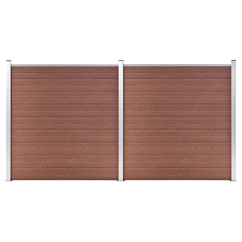 Garden Fence WPC 139"x73.2" Brown