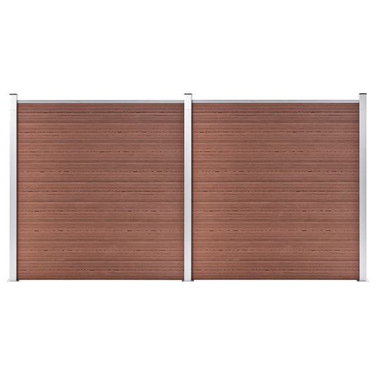 Garden Fence WPC 139"x73.2" Brown