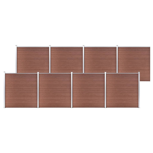 Garden Fence WPC 547.6"x73.2" Brown