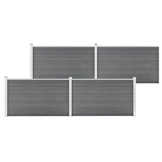 Garden Fence WPC 275.2"x41.7" Gray