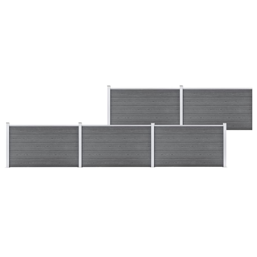Garden Fence WPC 343.3"x41.7" Gray