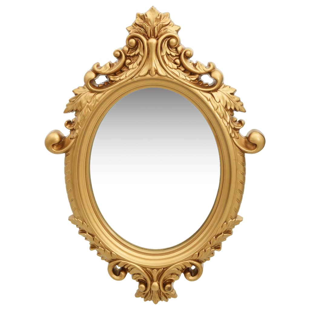 Wall Mirror Castle Style 22"x29.9" Gold