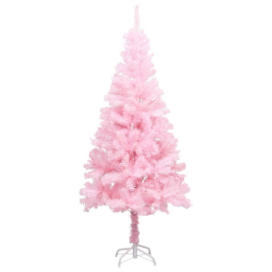 Artificial Christmas Tree with Stand Pink 5 ft PVC