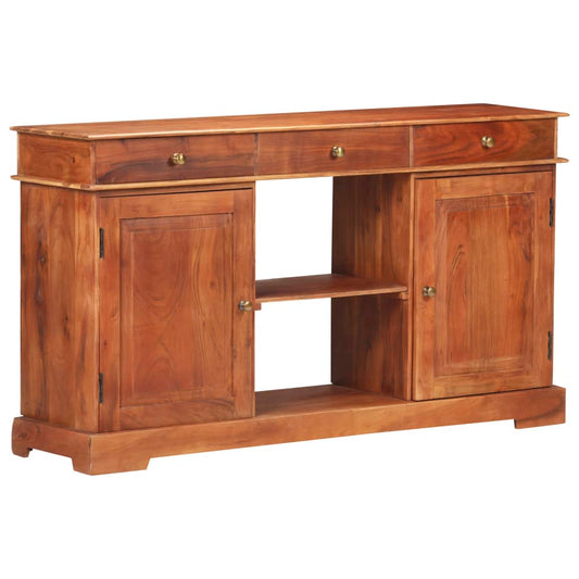 Sideboard 53.1"x13.8"x29.5" Solid Acacia Wood