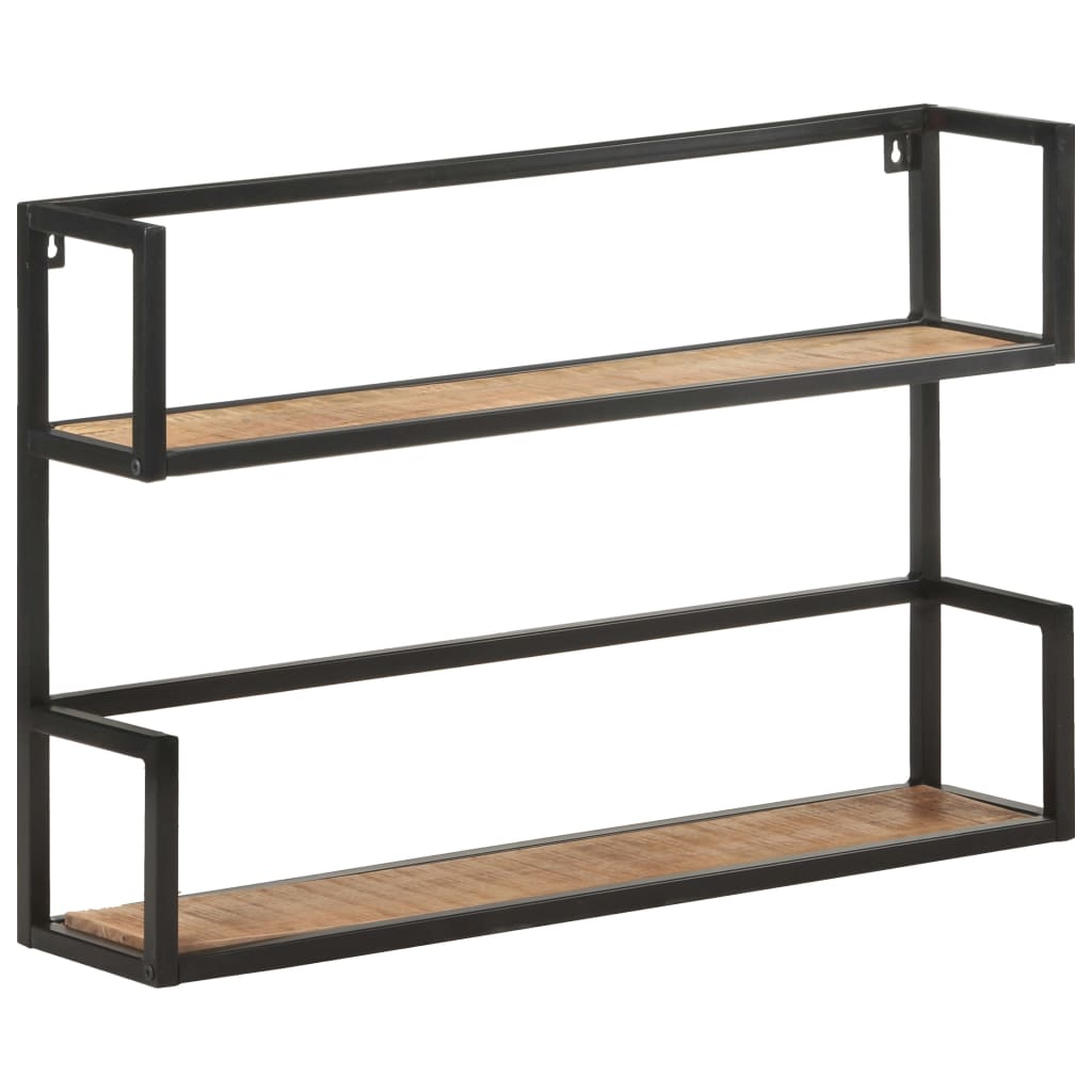 Wall Shelf 31.5"x7.9"x23.6" Rough Mango Wood