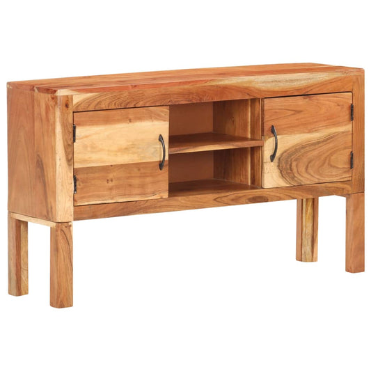 Sideboard 45.7"x11.8"x26" Solid Acacia Wood