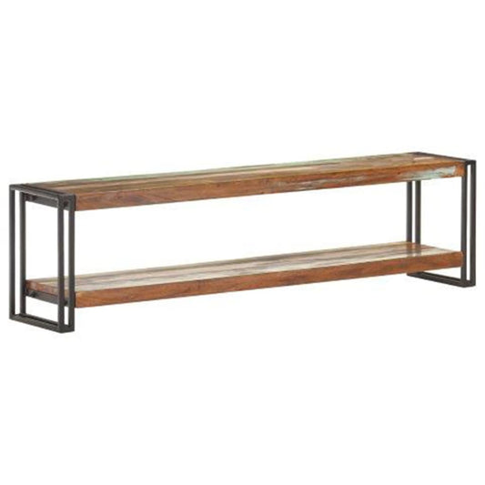 TV Cabinet 59.1"x11.8"x15.7" Solid Reclaimed Wood