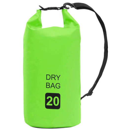 Dry Bag Green 5.3 gal PVC