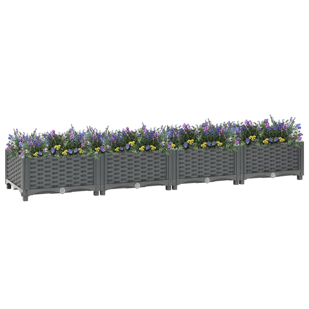 Raised Bed 63"x15.7"x9.1" Polypropylene