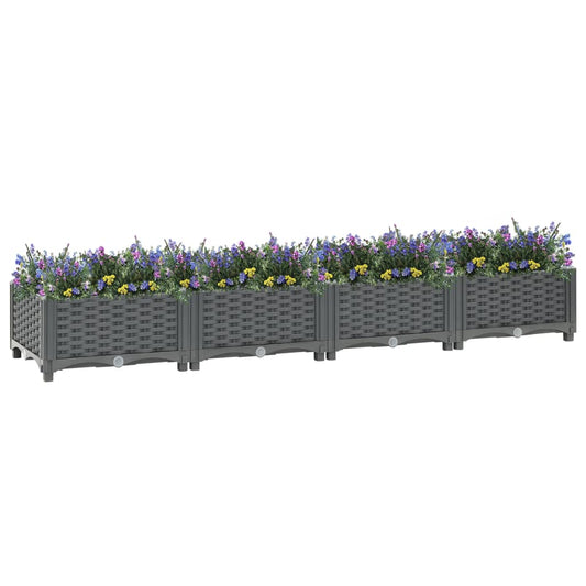 Raised Bed 63"x15.7"x9.1" Polypropylene