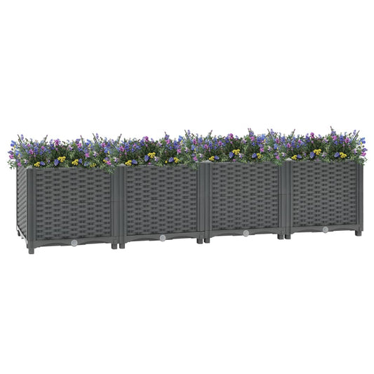 Raised Bed 63"x15.7"x15" Polypropylene
