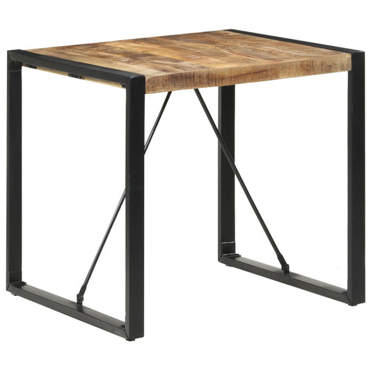 Dining Table 31.5"x31.5"x29.5" Rough Mango Wood