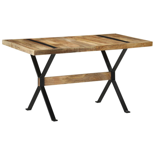 Dining Table 55.1"x27.6"x29.9" Rough Mango Wood