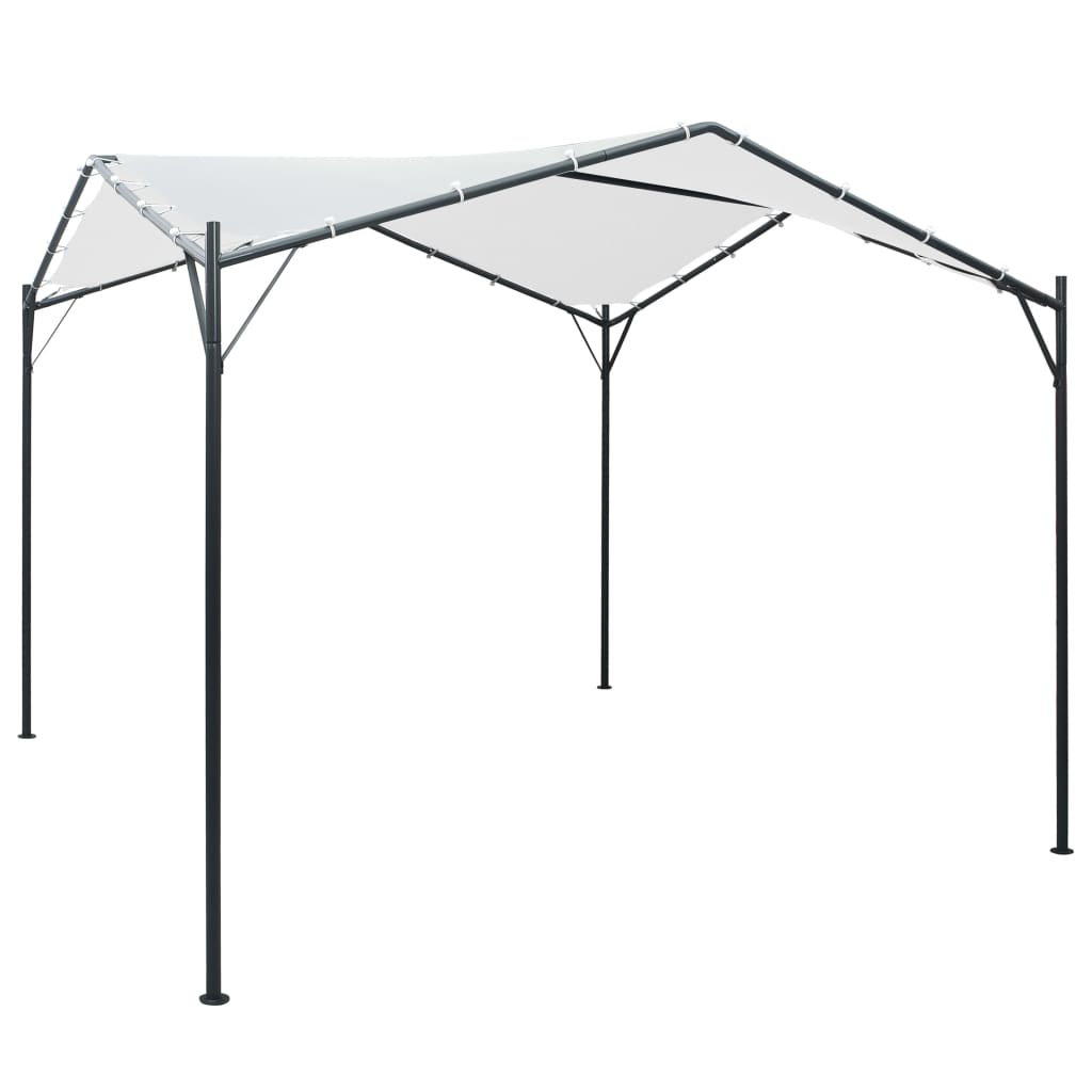 Gazebo 9.8'x9.8'x8.5' White 0.6 oz/ft²