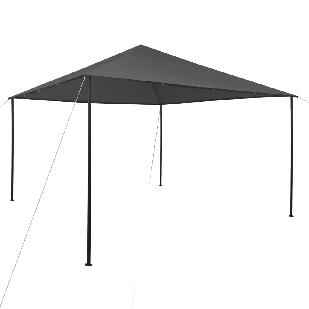 Gazebo 13.1'x13.1'x9.8' Anthracite 0.6 oz/ft²