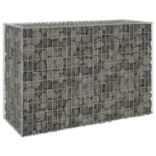 Gabion Wall with Covers Galvanized Steel 59.1"x23.6"x39.4"