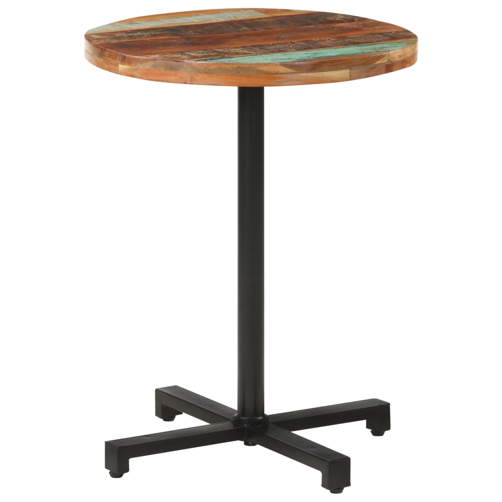 Bistro Table Round Ø23.6"x29.5" Solid Reclaimed Wood